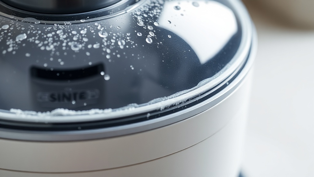 가습기를 깨끗하게 세척하고 건조하는 올바른 관리 모습